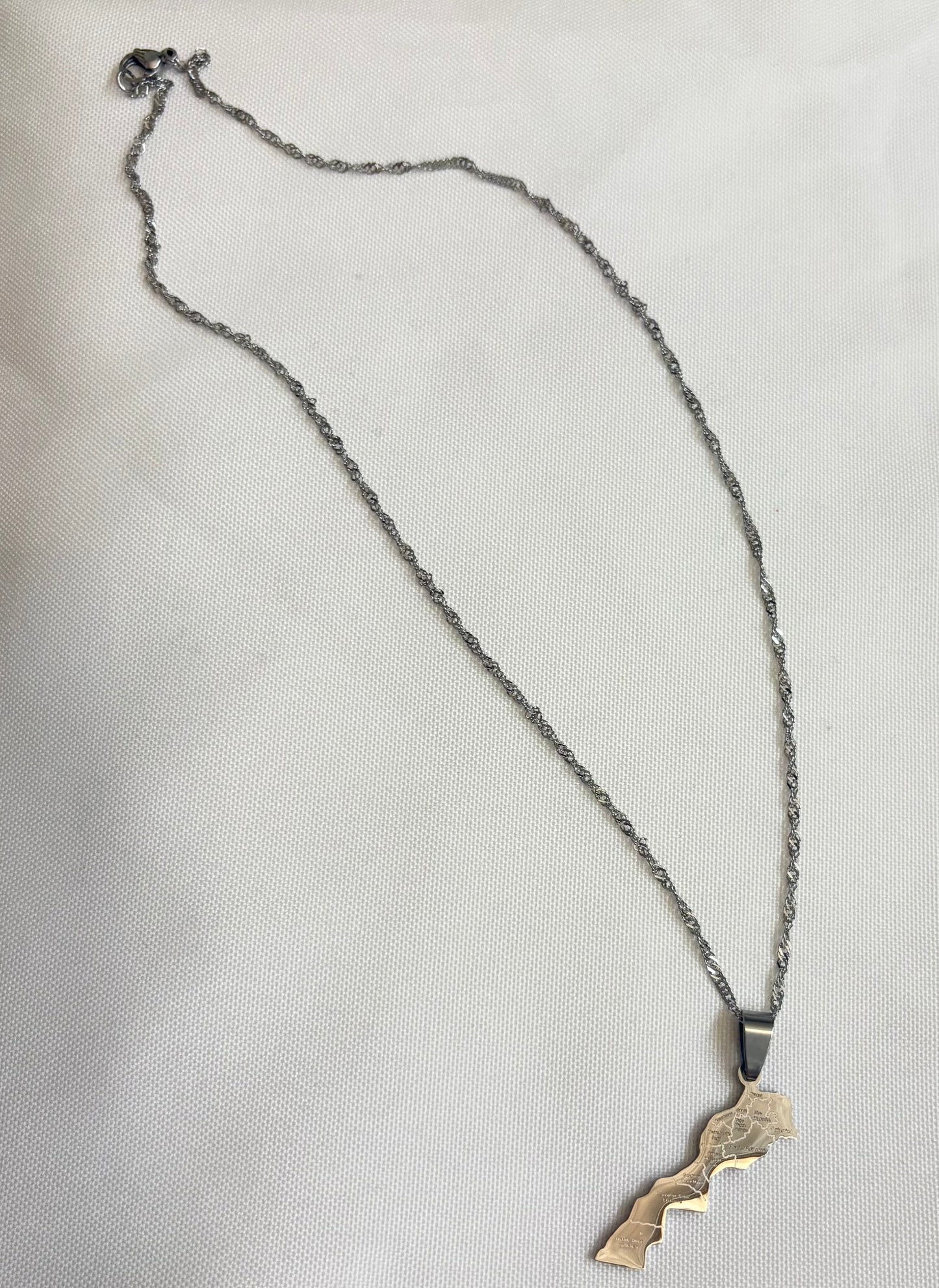 Collier Carte du Maroc