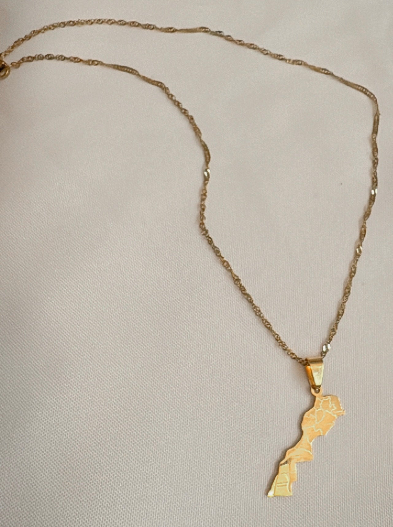 Collier Carte du Maroc