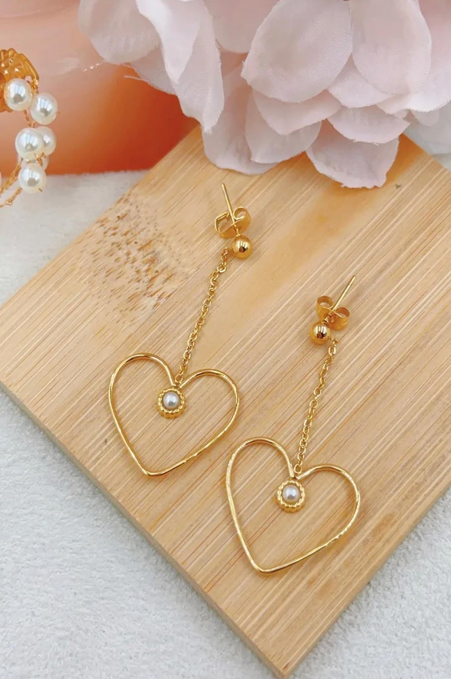Boucle d´oreilles Coeur de Paris