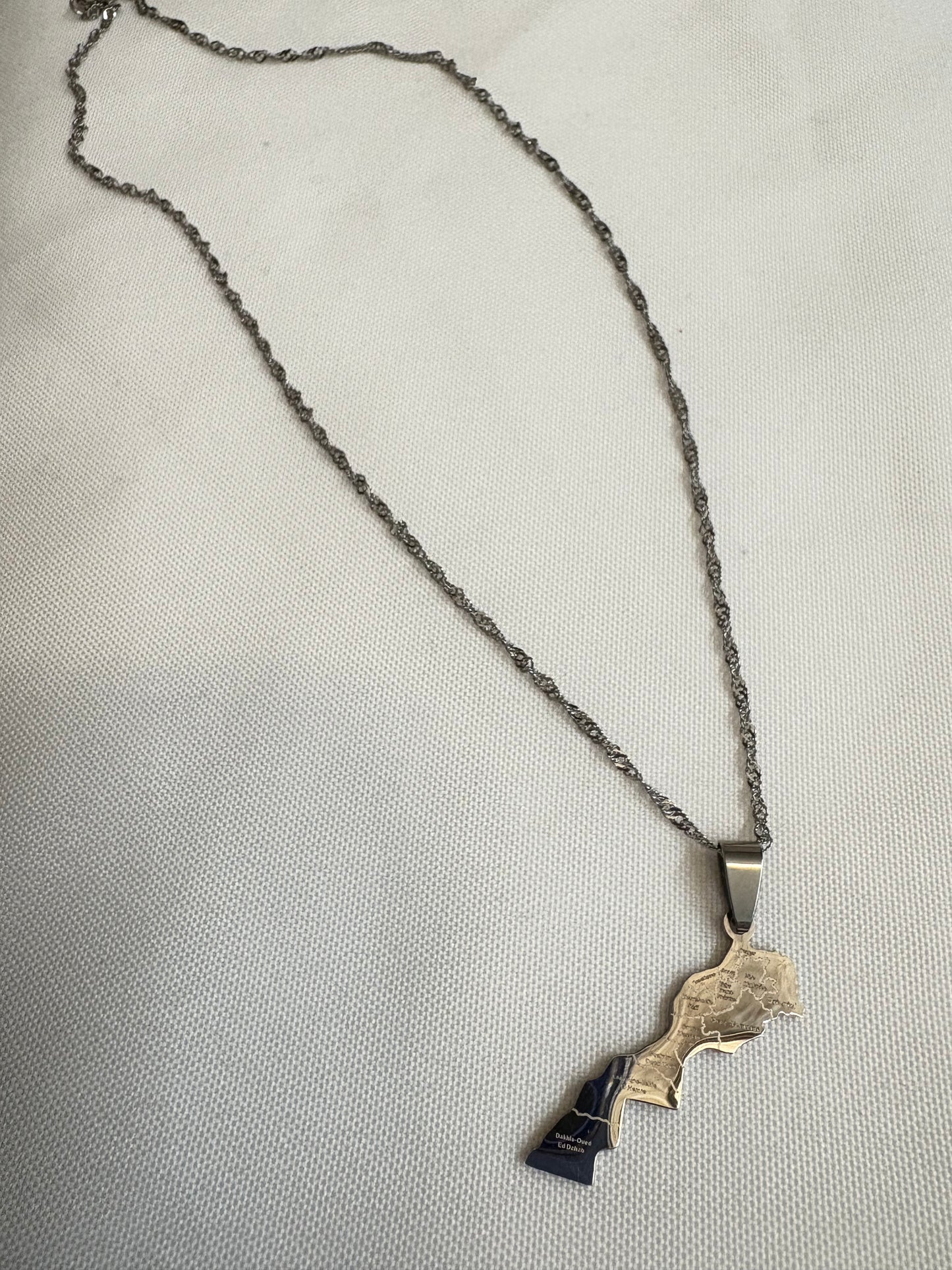Collier Carte du Maroc