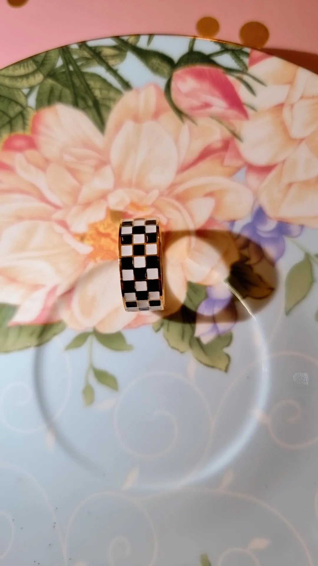 Bague Damier