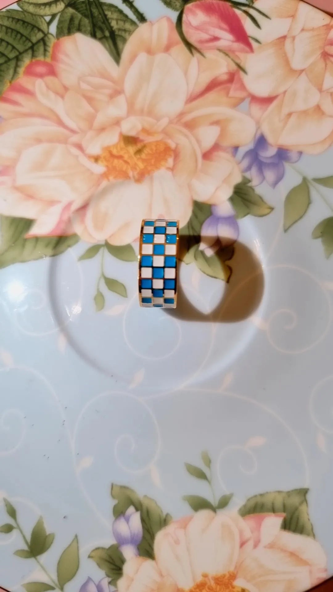 Bague Damier