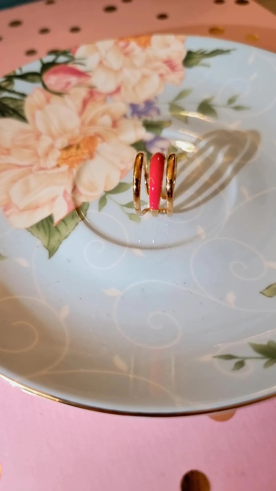 Bague Rail Fushia