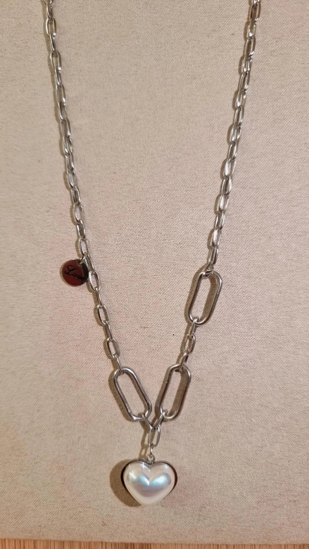 Collier Silver Heart
