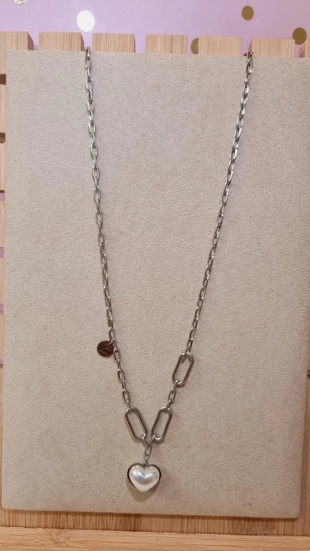 Collier Silver Heart