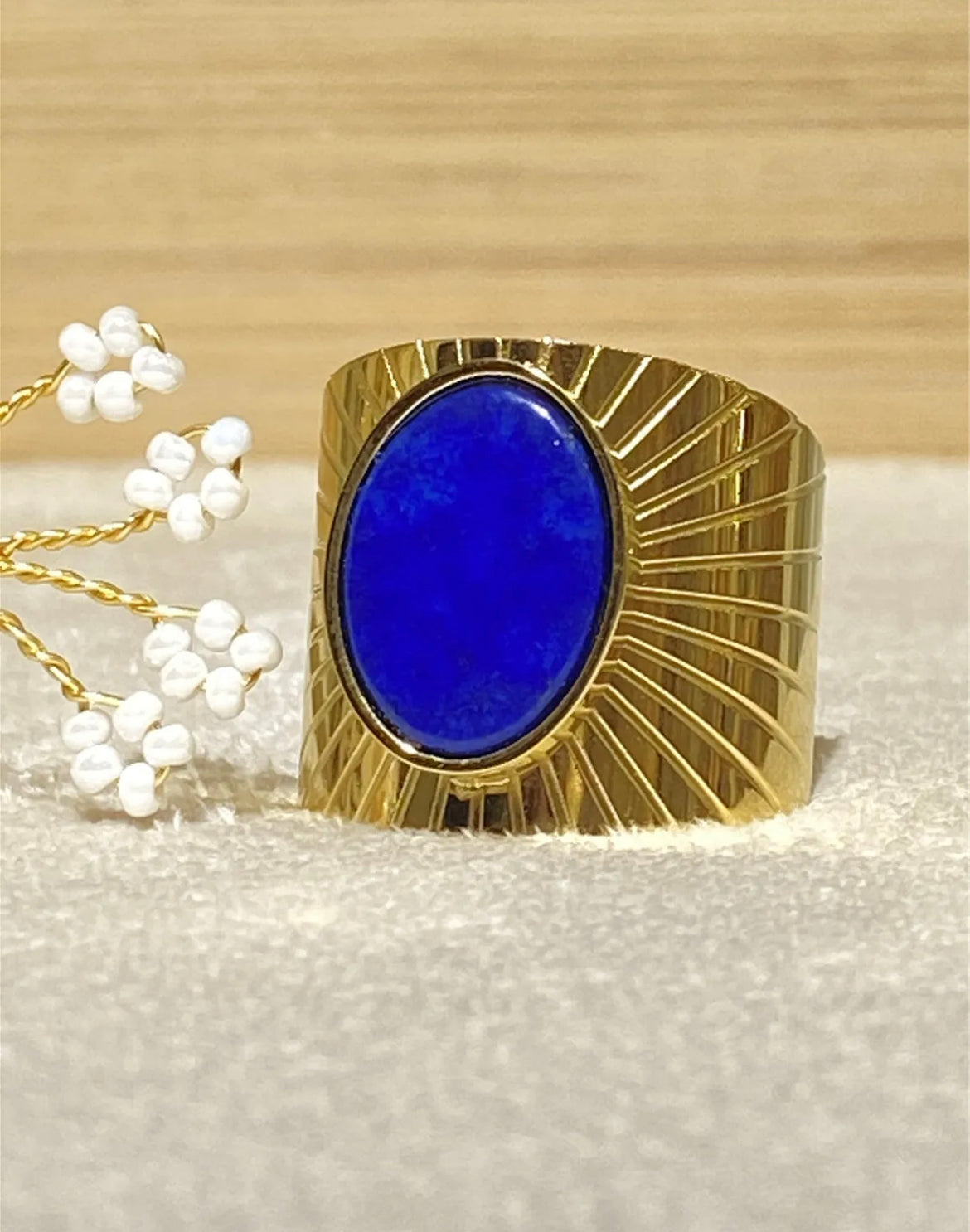 Bague Soleil Blue