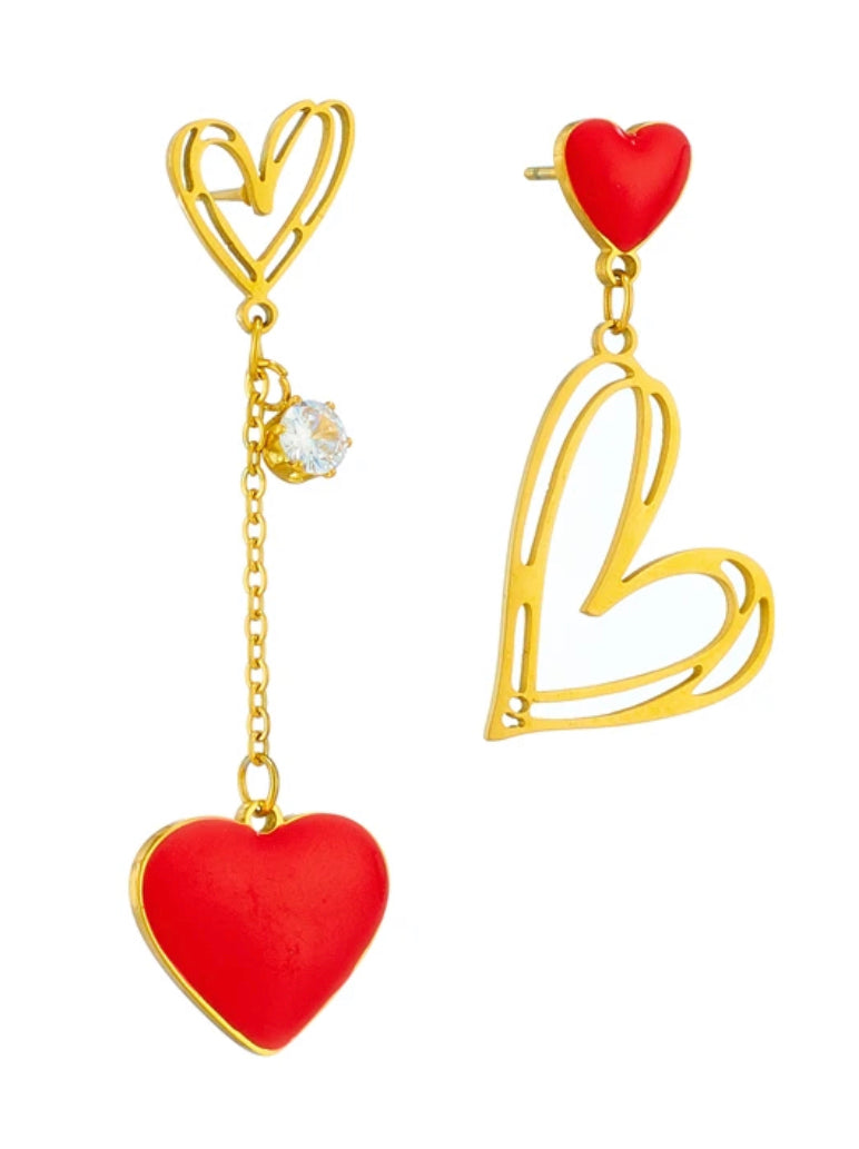 Boucles d'oreilles RedLove