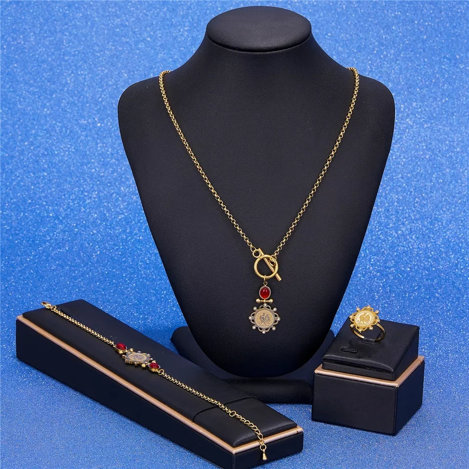 Ensemble louisa rouge