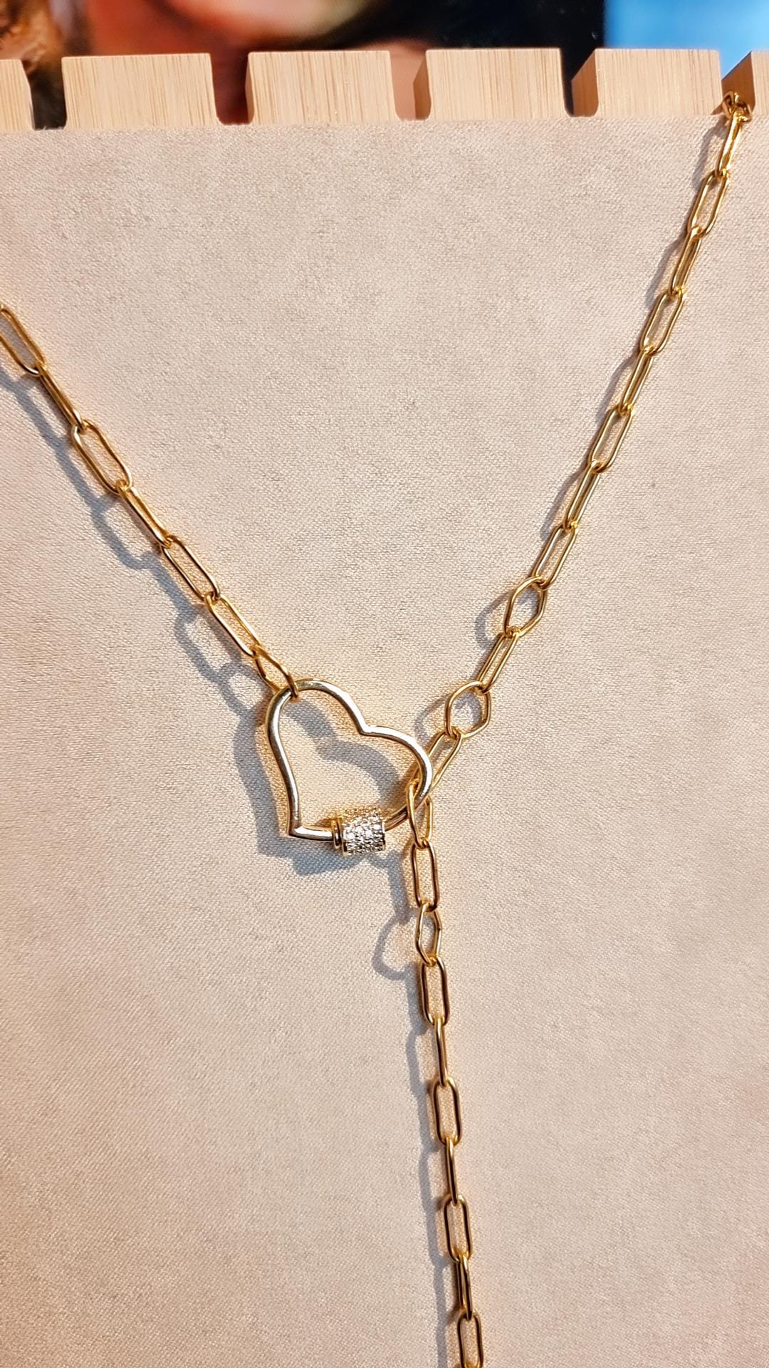 Sautoir Double coeur