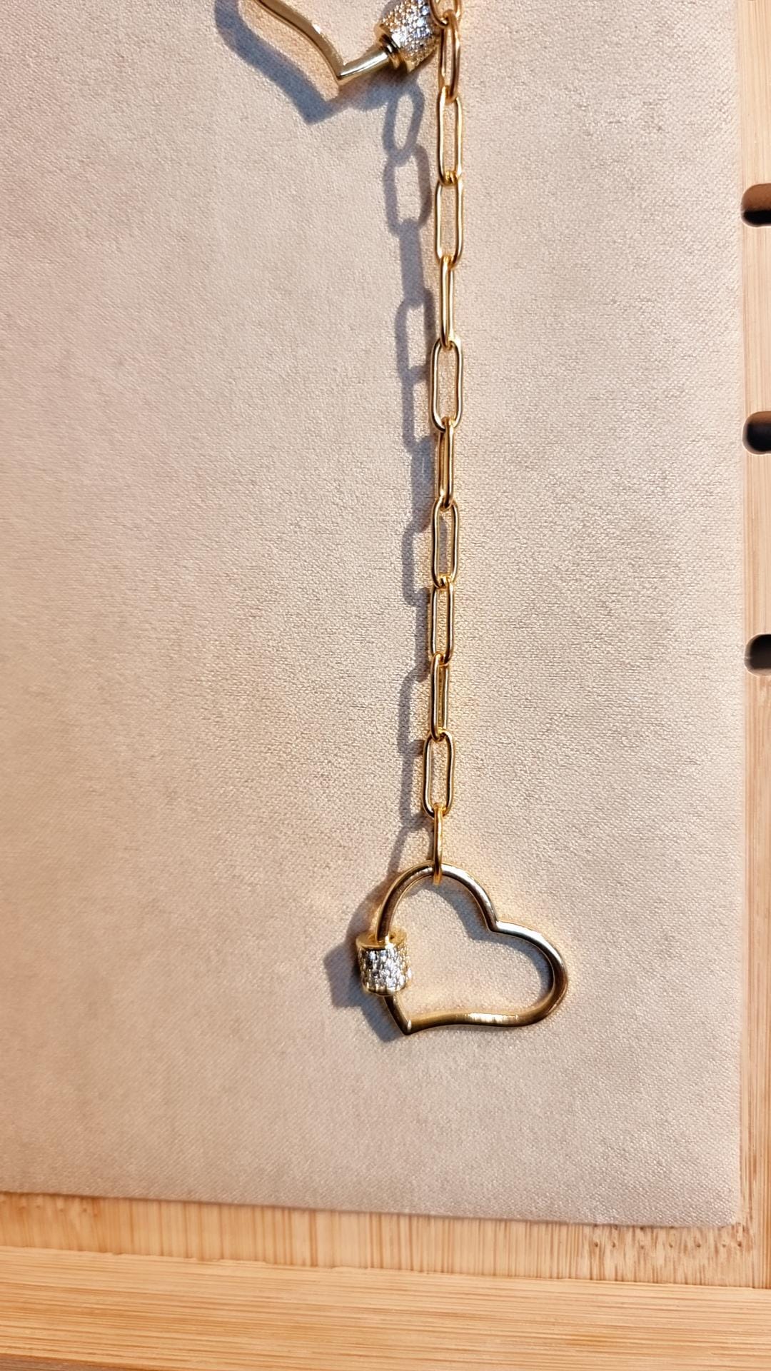 Sautoir Double coeur