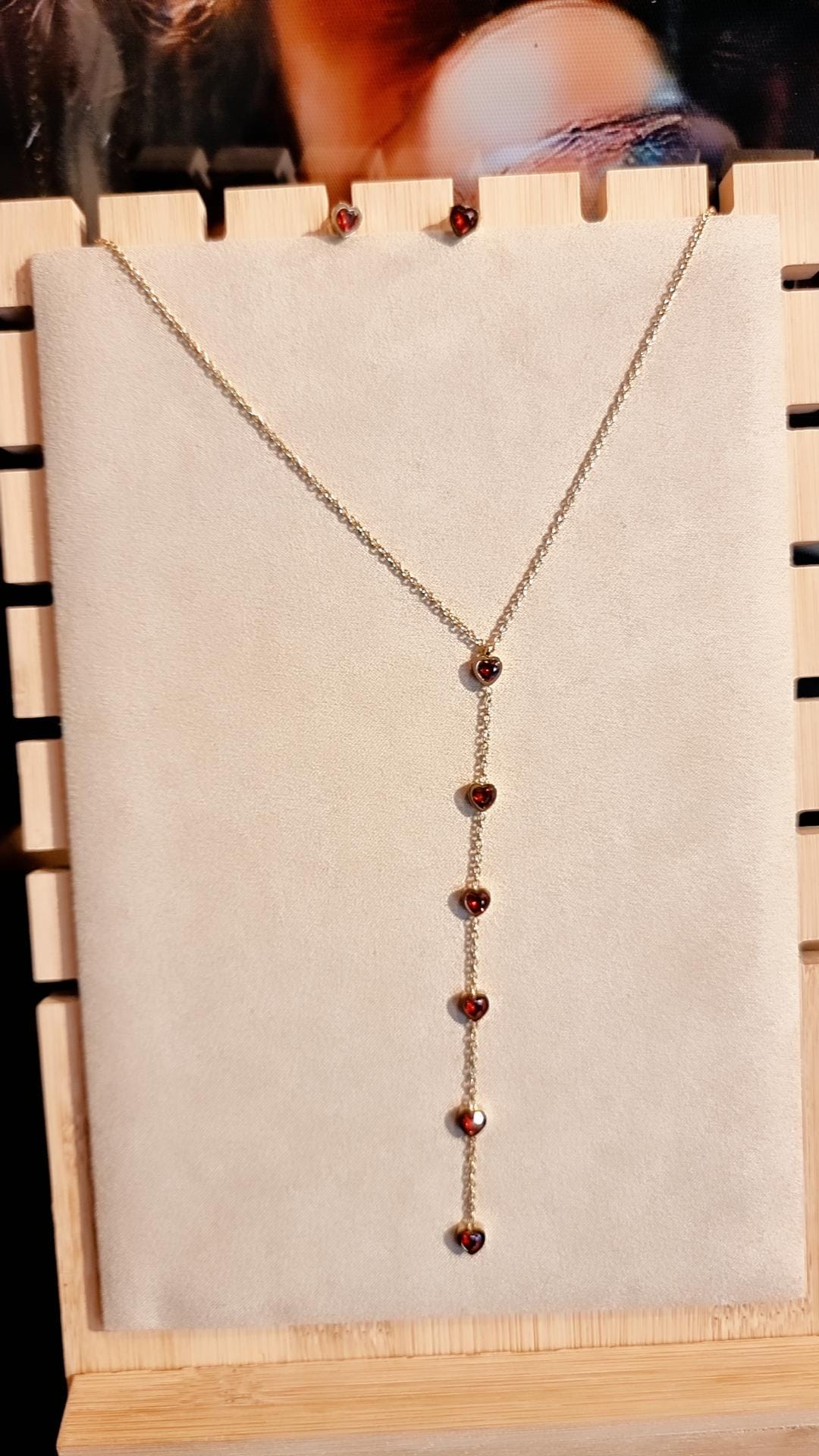 Collier coeur profond