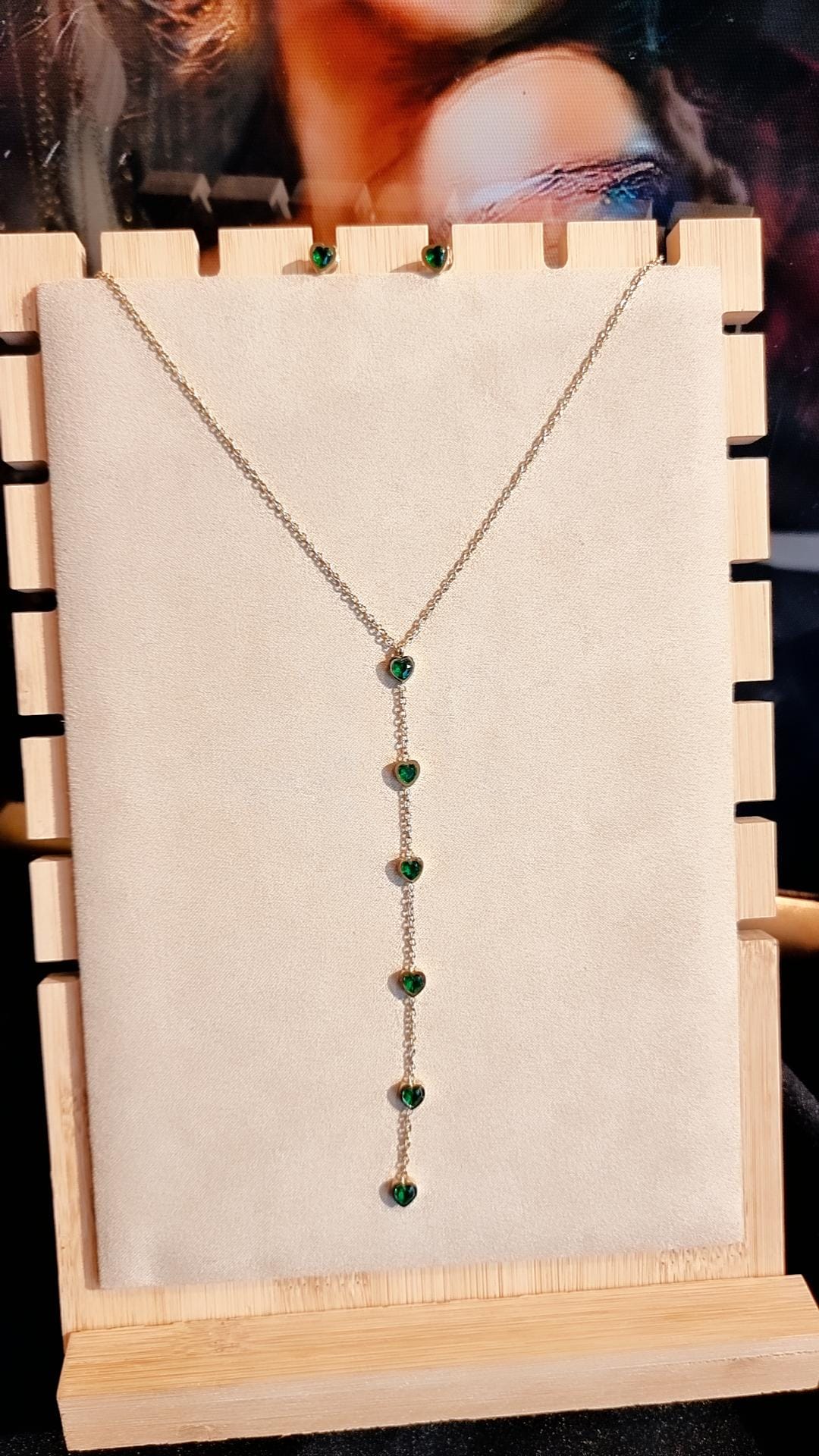 Collier coeur profond