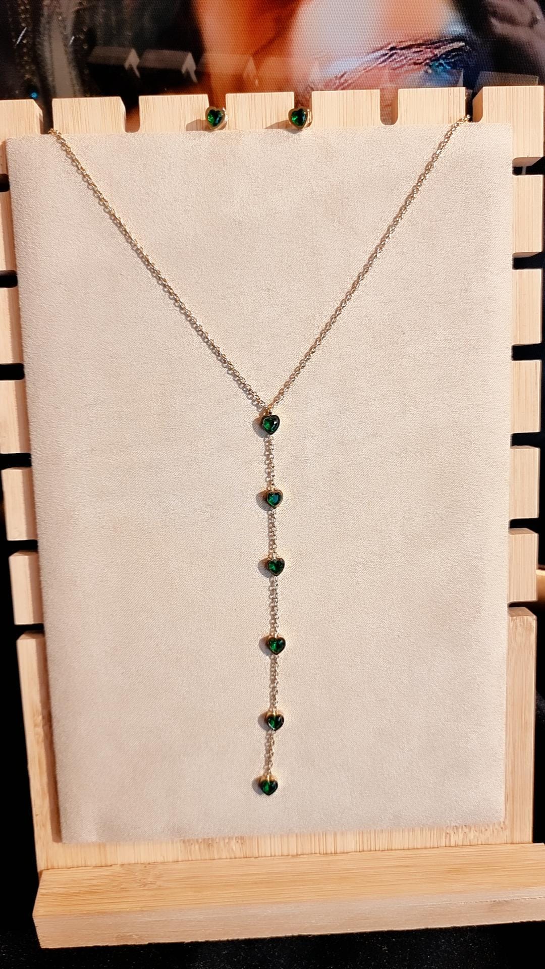 Collier coeur profond