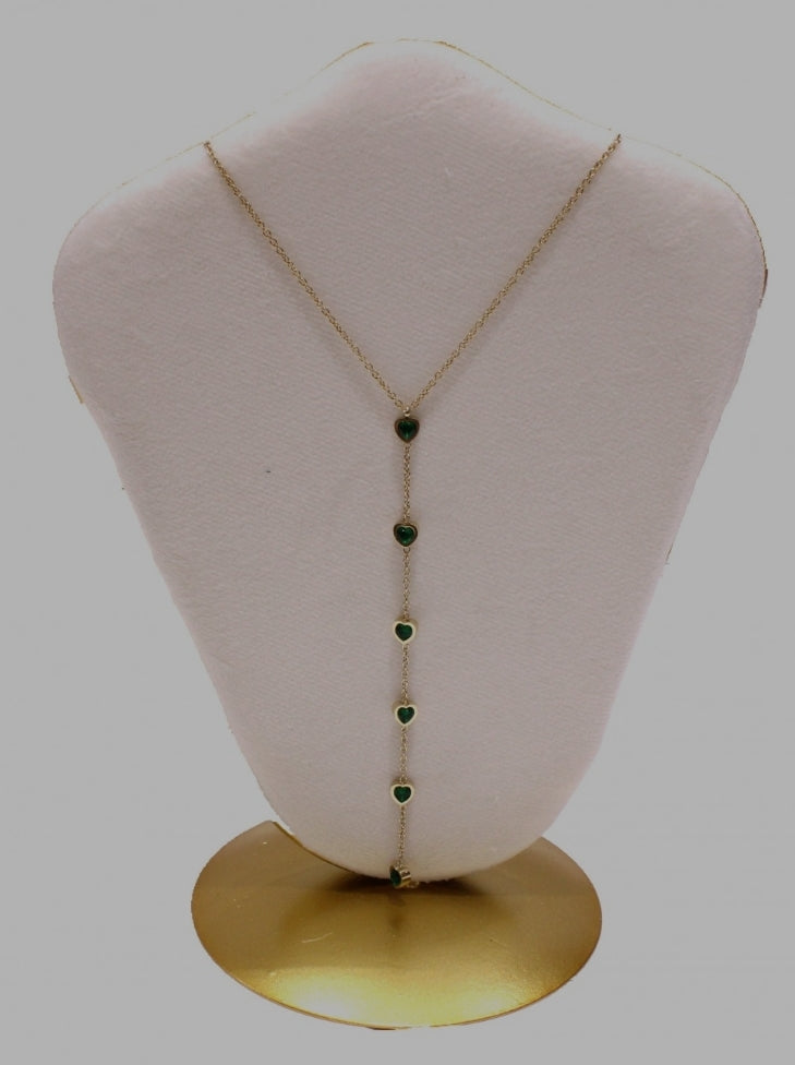 Collier coeur profond