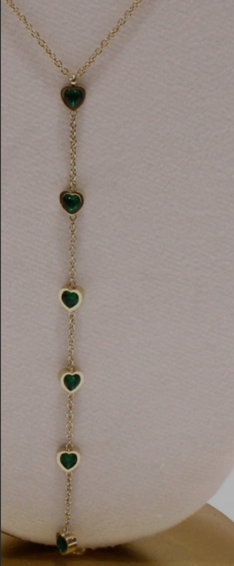 Collier coeur profond