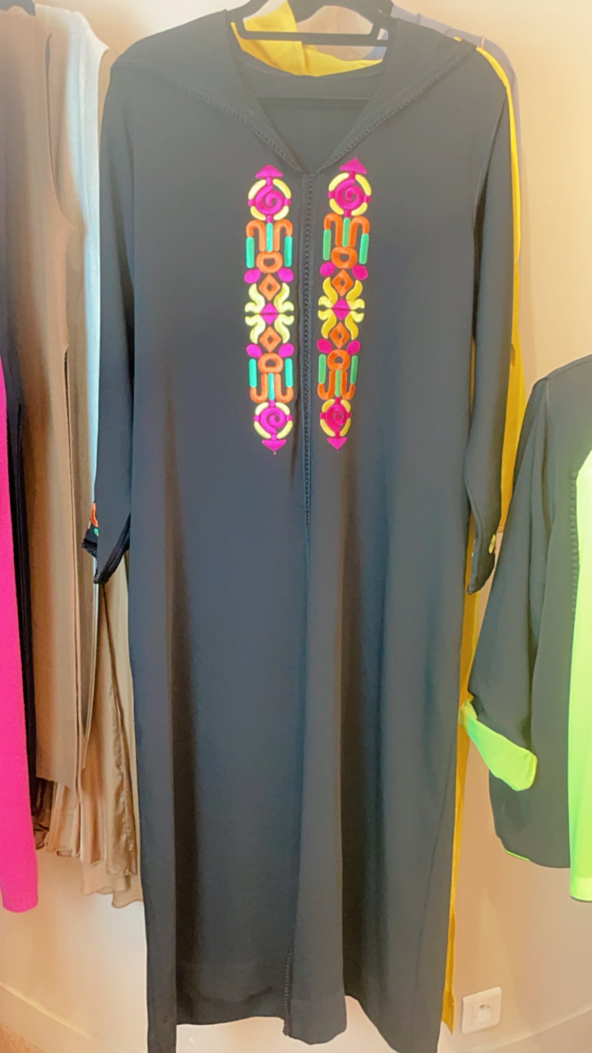 Djellaba black Cara