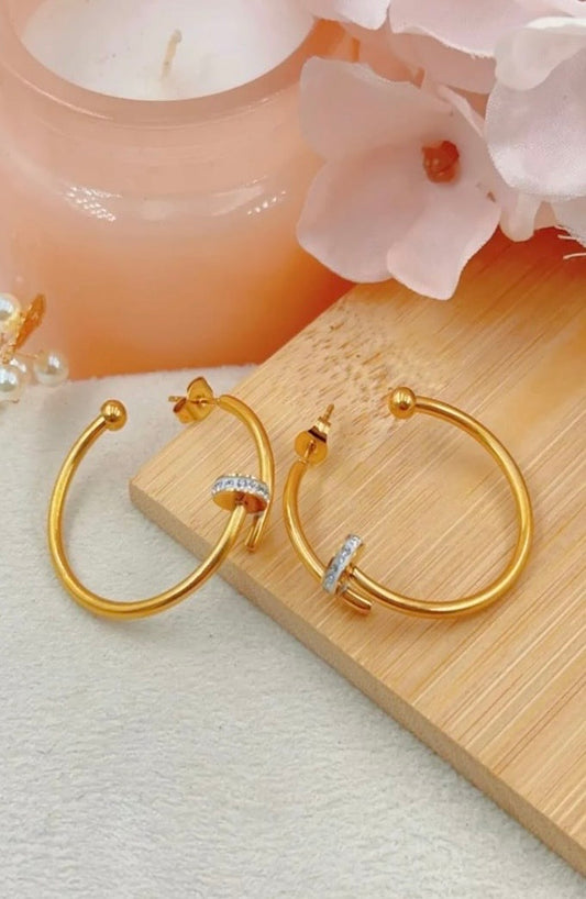 Gold Tatiana  - Boucles D’oreilles