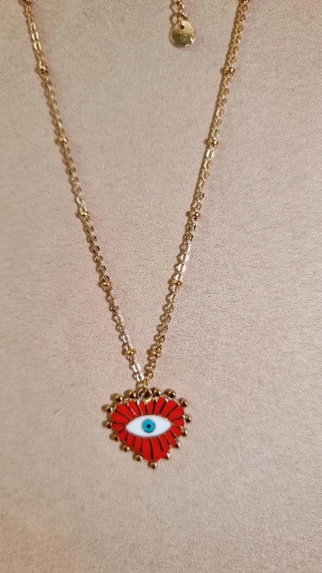 Collier Oeil Coeur