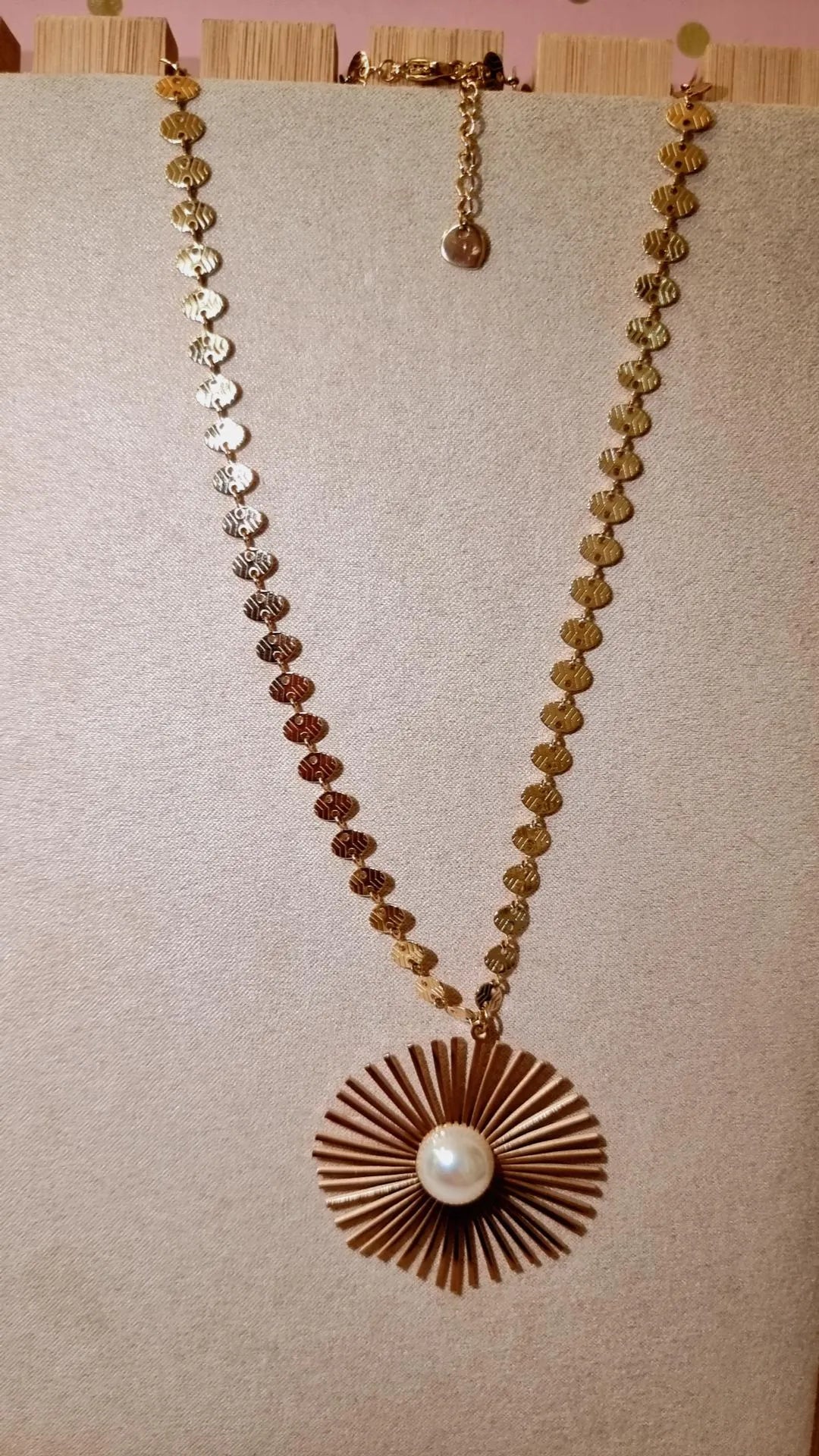 Collier Mon soleil Fleuri