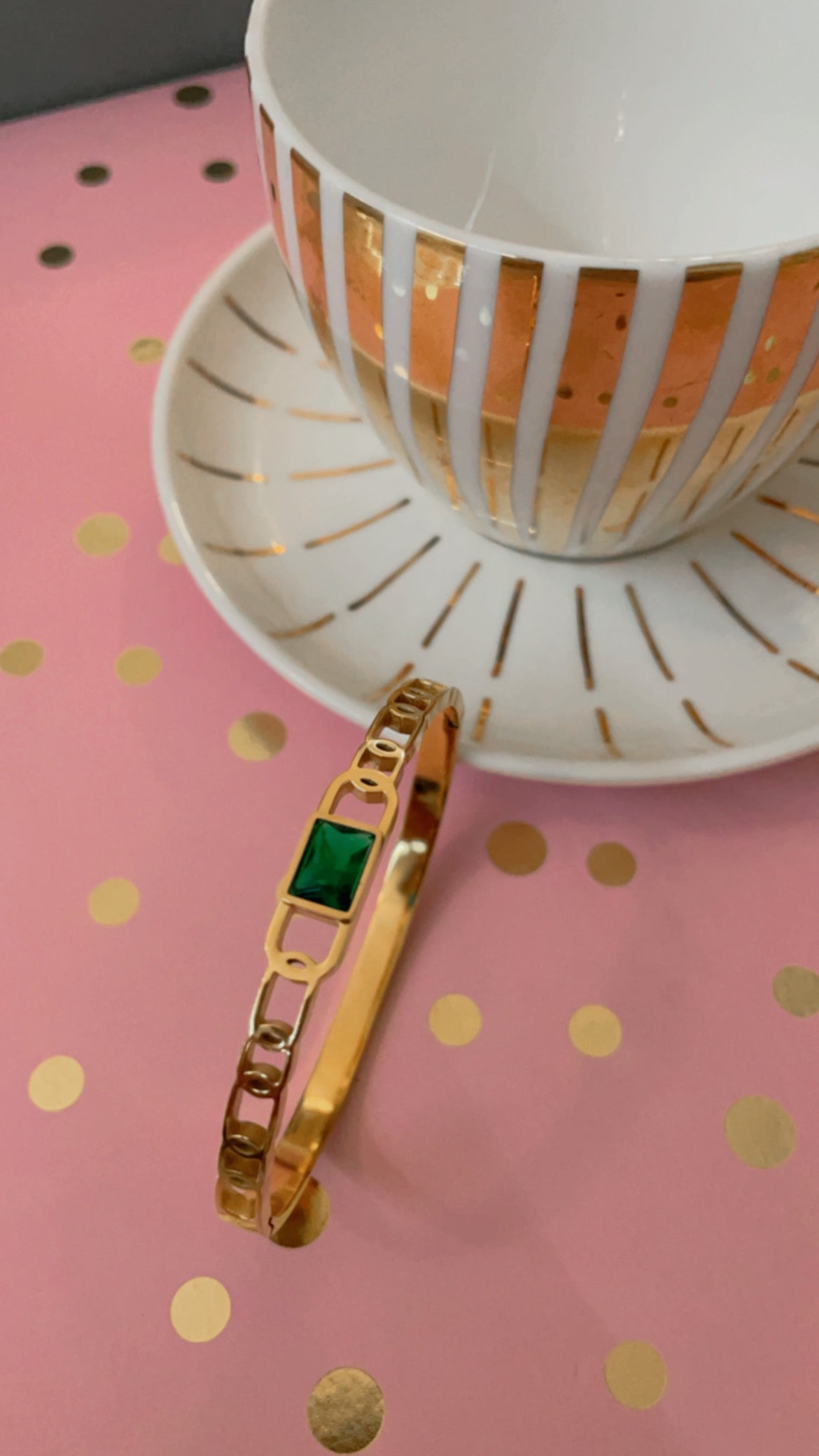 Bracelet Grille Verte