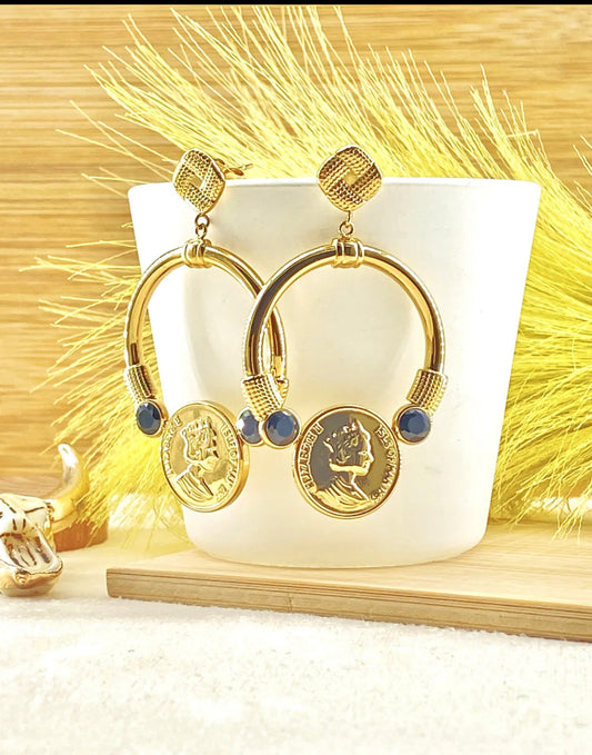 Reine - Boucles D’oreilles