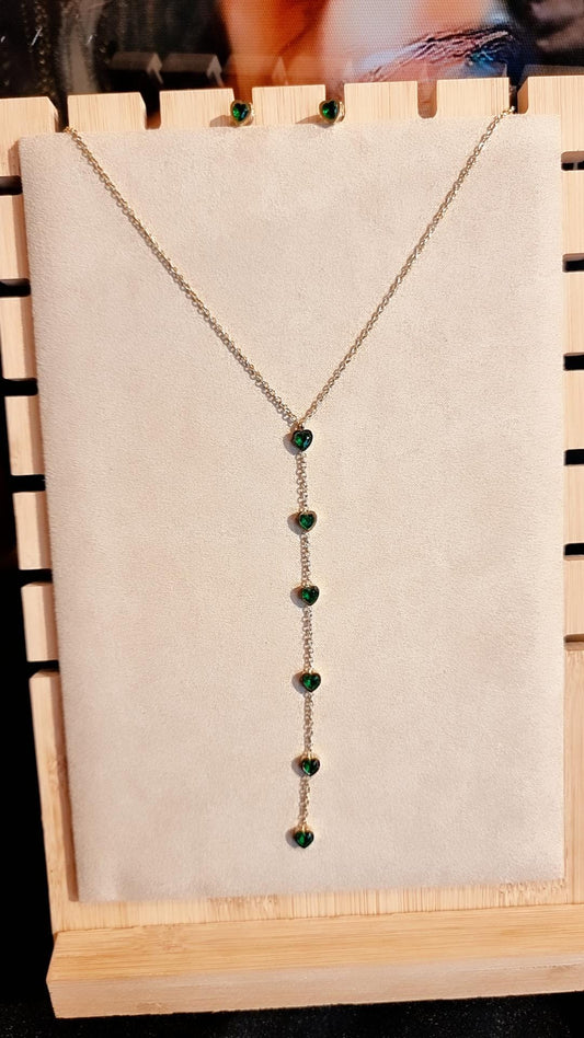 Collier coeur profond